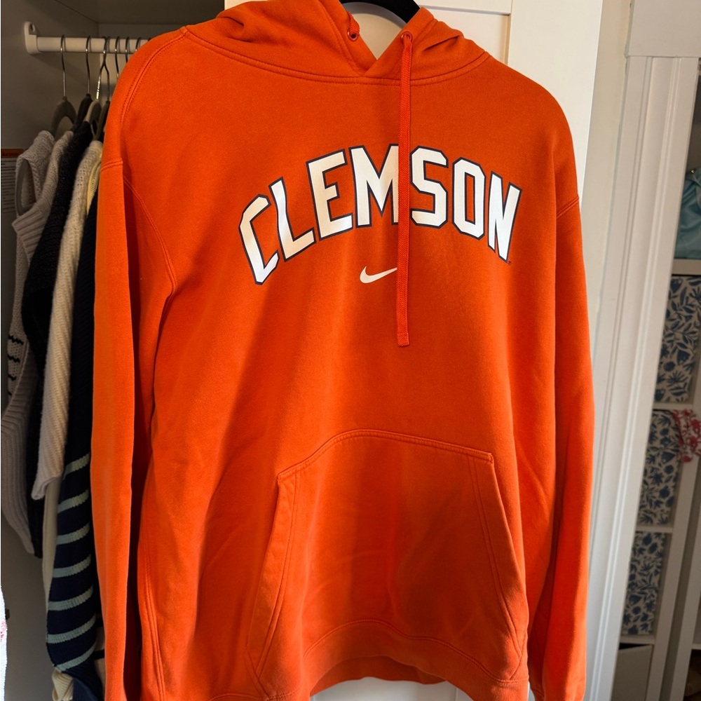 Nike Orange Clemson Hoodie